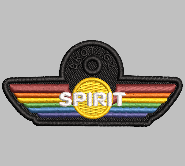 Spirit Air Themed Wings Bag Tag