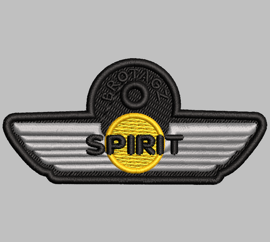 Spirit Air Themed Wings Bag Tag
