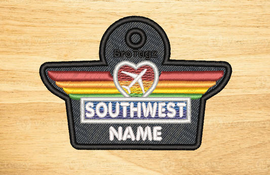 WN Wings Bag Tag (Rainbow)