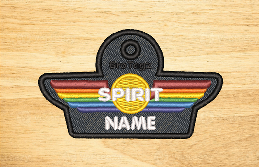 NK Wings Bag Tag (Rainbow)