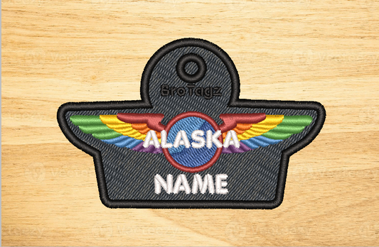 AS Wings Keychain (Rainbow)