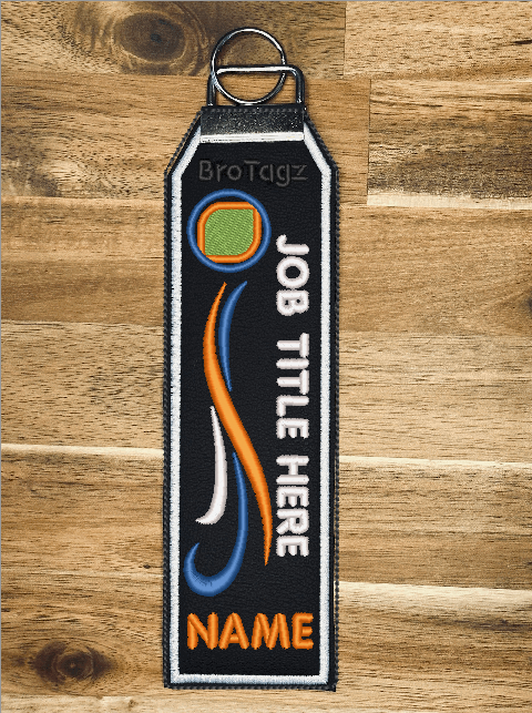 B6 Wispy Themed Bag Tag (Classic)