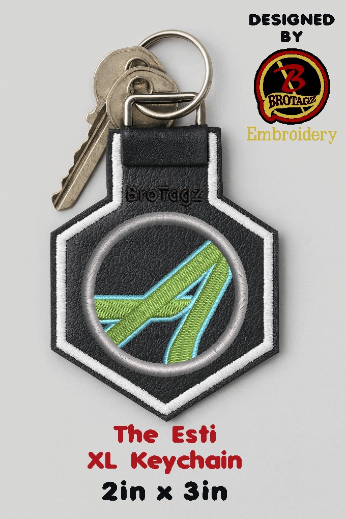 ALASKA AIR Button - Esti Keychain (2 Sizes)
