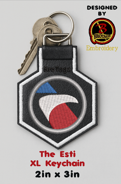 AMERICAN AIR Button - Esti Keychain (2 Sizes)