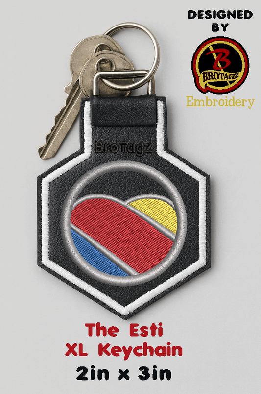 SOUTHWEST AIR Button - Esti Keychain (2 Sizes)