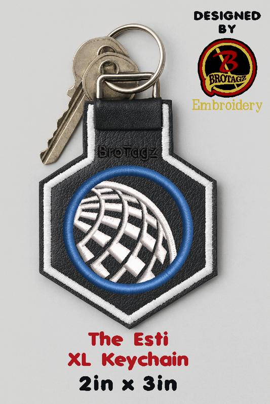 UNITED AIR Button - Esti Keychain (2 Sizes)