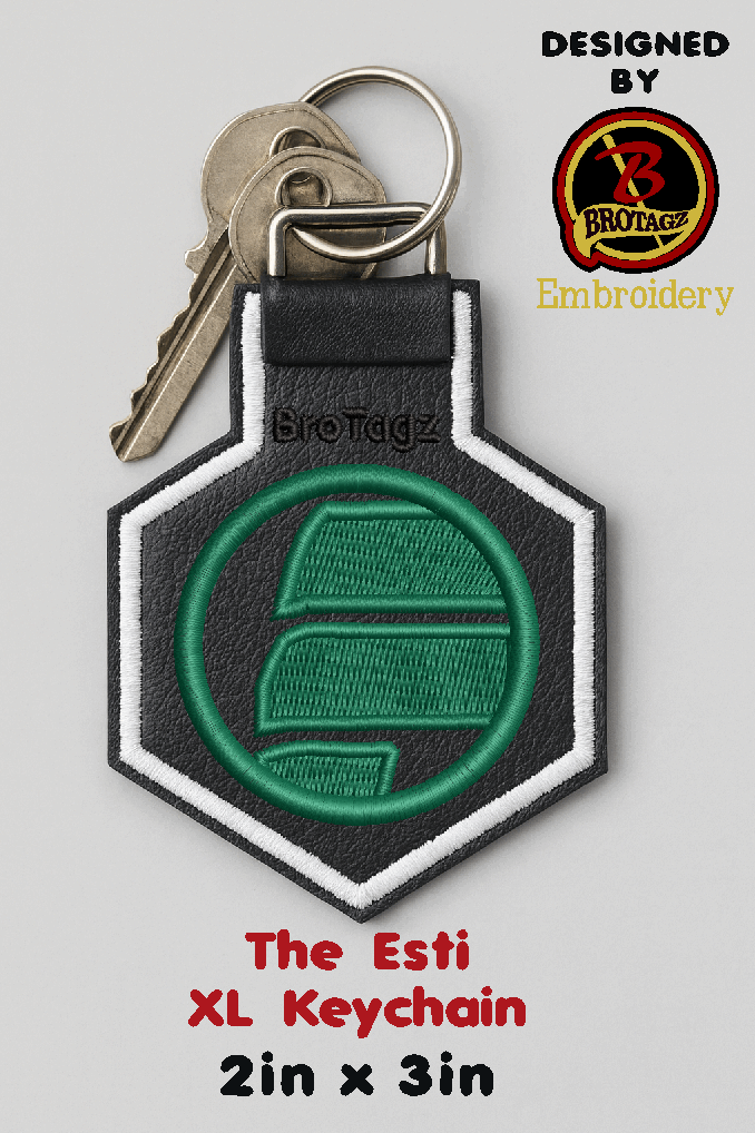 FRONTIER AIR Button - Esti Keychain (2 Sizes)