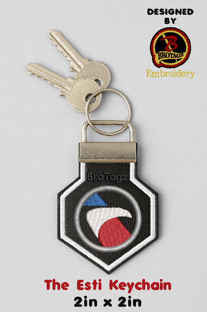AMERICAN AIR Button - Esti Keychain (2 Sizes)