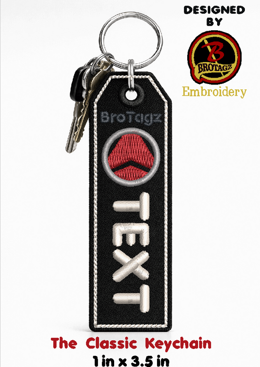 DELTA AIR Logo Button - Classic Keychain