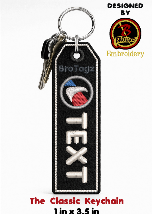AMERICAN AIR Logo Button - Classic Keychain