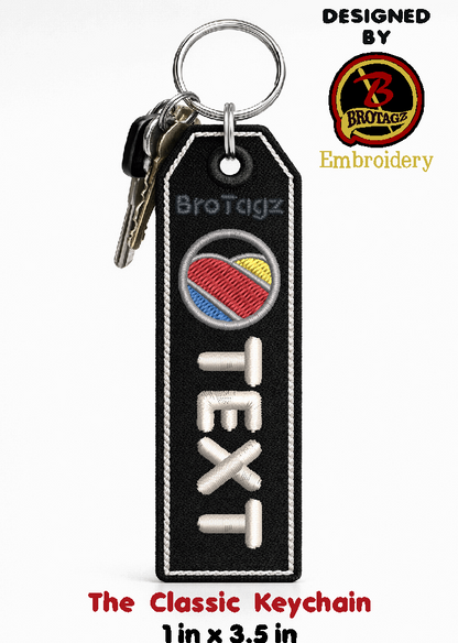 SOUTHWEST AIR Logo Button - Classic Keychain