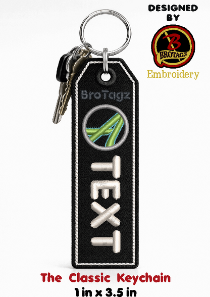 ALASKA AIR Logo Button - Classic Keychain