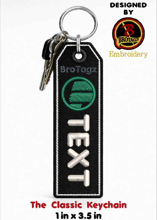 FRONTIER AIR Logo Button - Classic Keychain