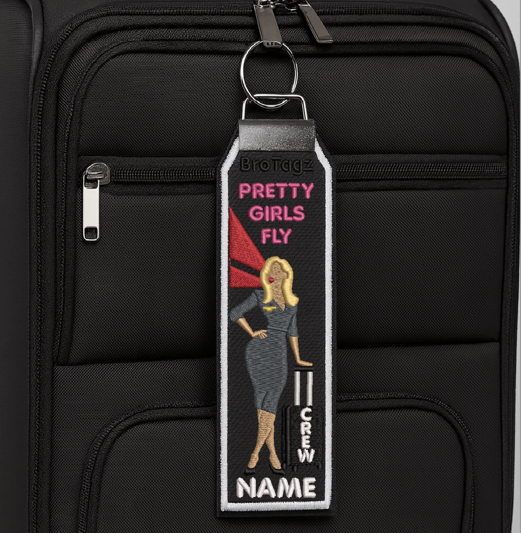 DELTA AIR Lady Avatar - Bag Prop - Classic Bag Tag
