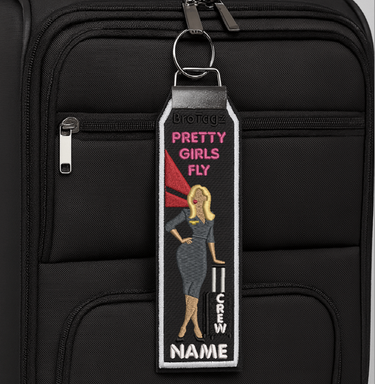 DELTA AIR Lady Avatar - Bag Prop - Classic Bag Tag