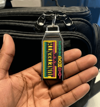 Juneteenth Loop Keychain