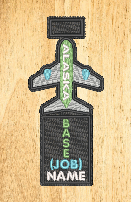 AS Airplane Shaped Bag Tag (Mini)