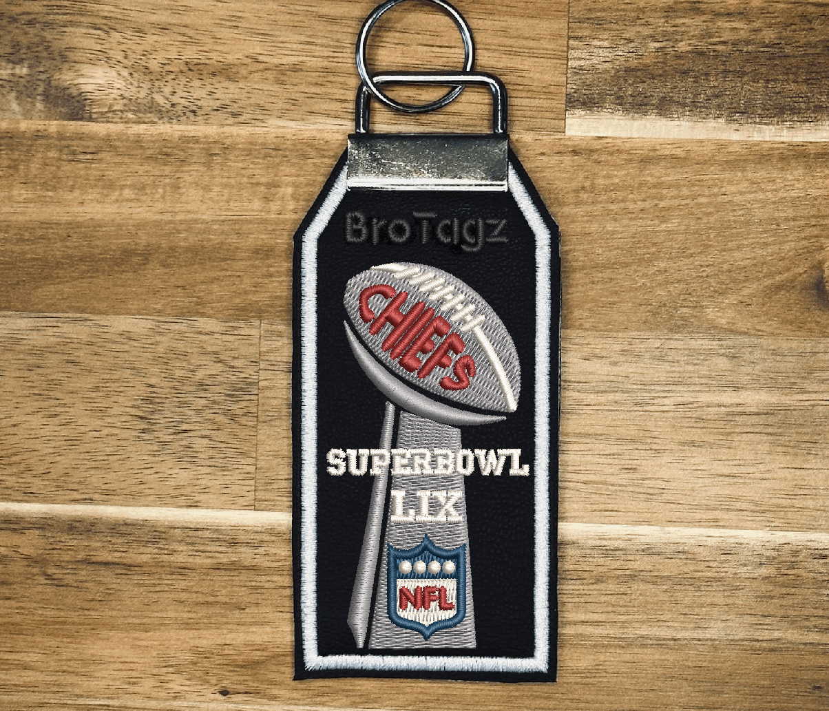 Superbowl LIX Classic Mini Bag Tag (Chiefs / Eagles)