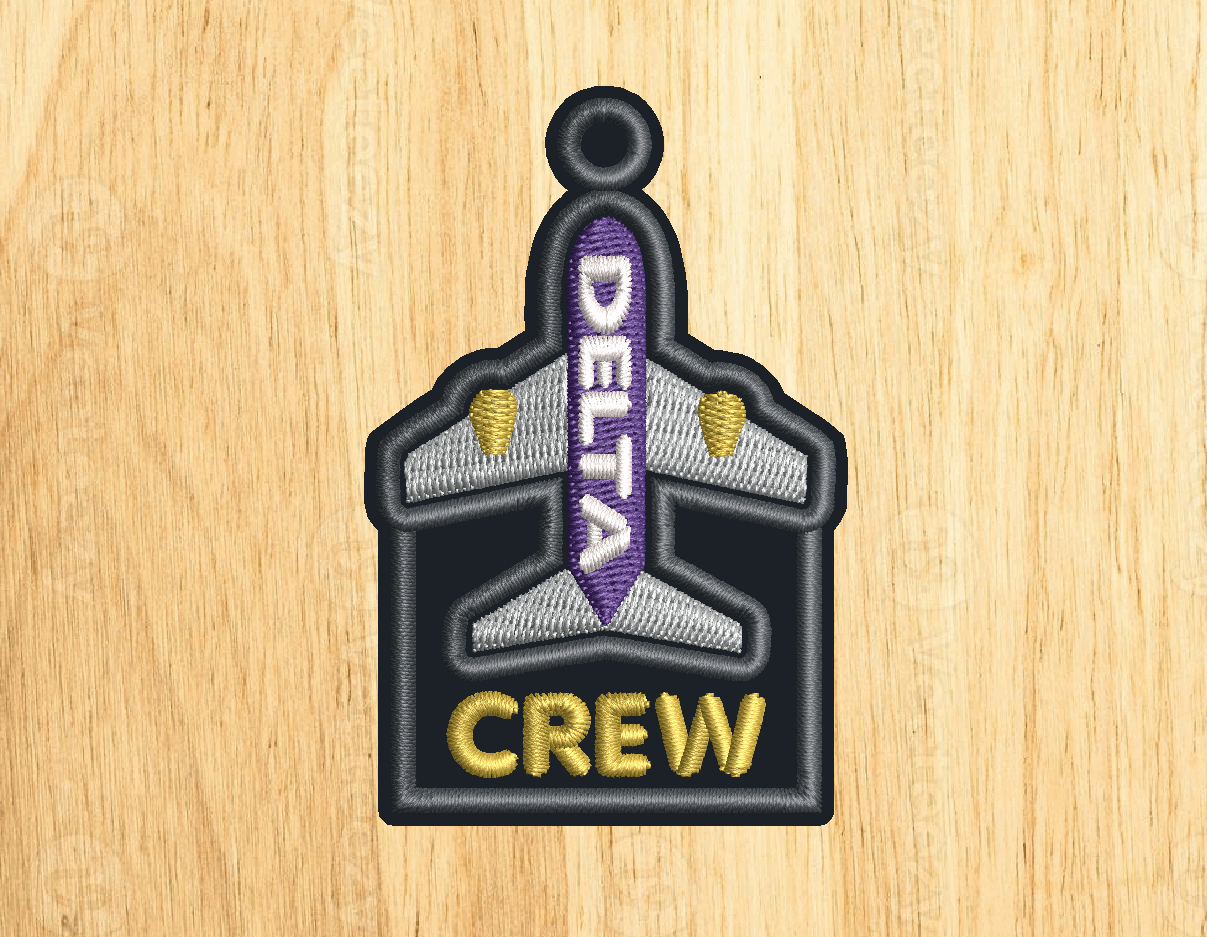 DL Themed Airplane Keychain