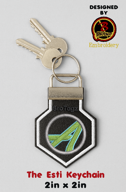 ALASKA AIR Button - Esti Keychain (2 Sizes)