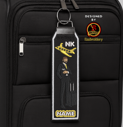SPIRIT AIR Guy BroMoji Avatar Bag Tag