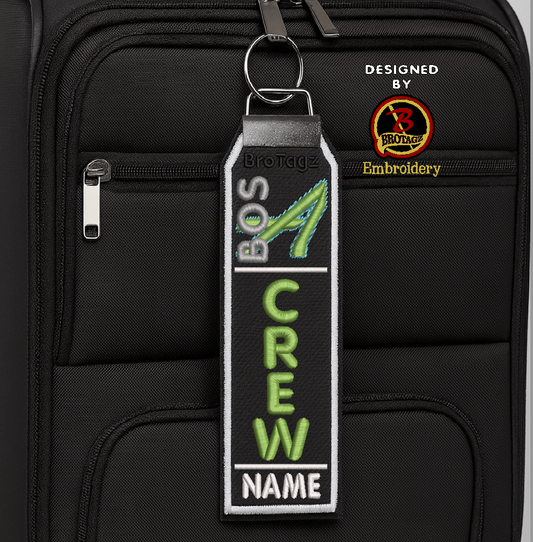 ALASKA AIR Simple Crew - Classic Bag Tag