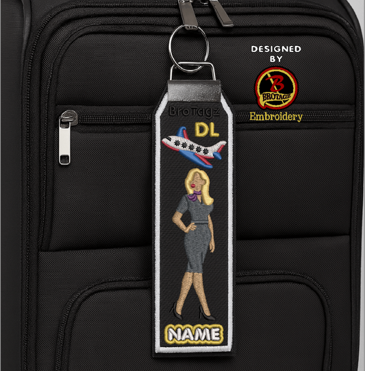 DELTA AIR Lady Avatar - Front Step - Classic Bag Tag