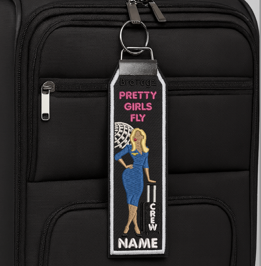 UNITED AIR Lady Avatar - Bag Prop - Classic Bag Tag