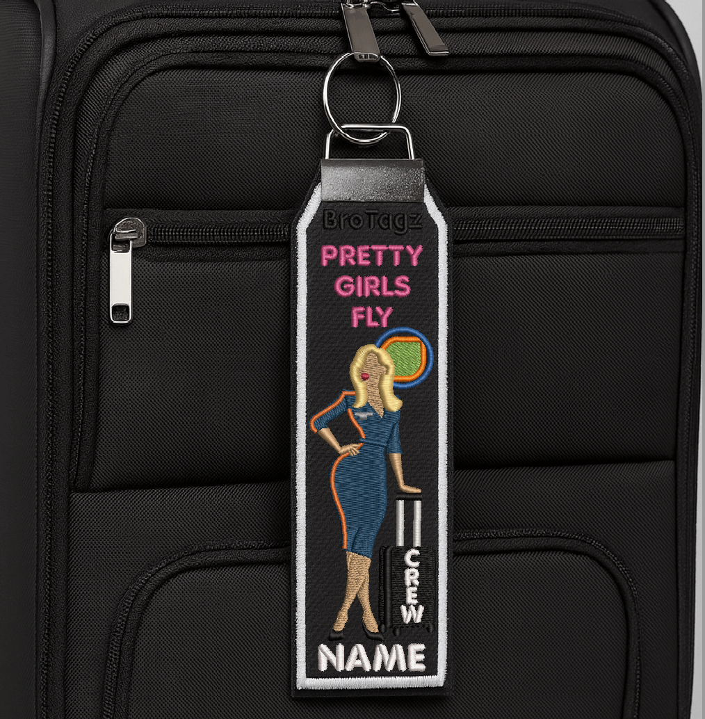 JETBLUE AIR Lady Avatar - Bag Prop - Classic Bag Tag