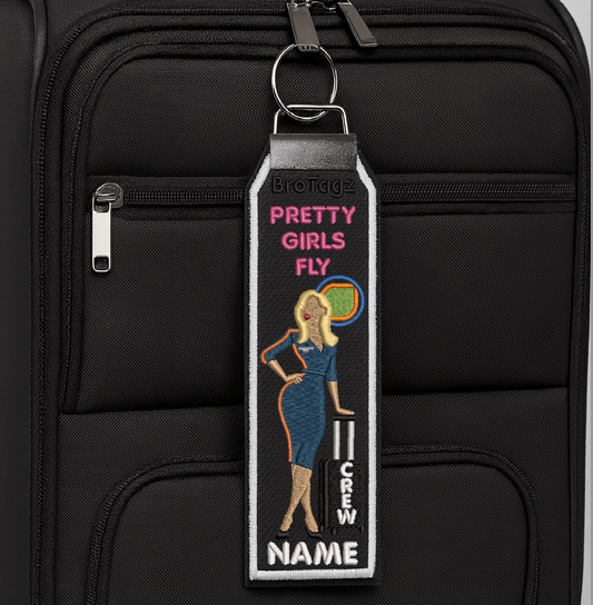 JETBLUE AIR Lady Avatar - Bag Prop - Classic Bag Tag