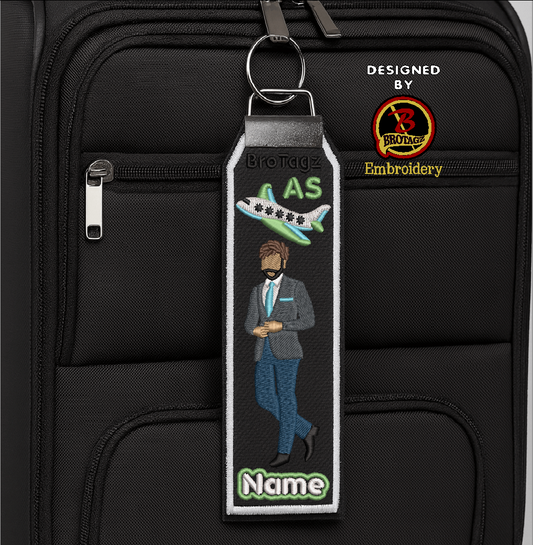 ALASKA AIR Guy Avatar - Front Step - Classic Bag Tag