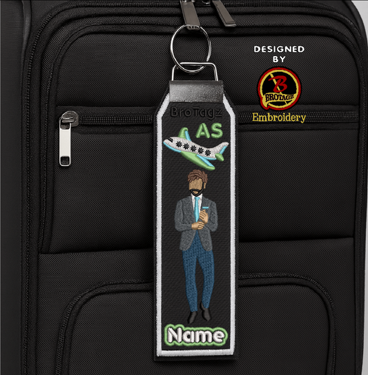 ALASKA AIR Guy Avatar - Cuff - Classic Bag Tag