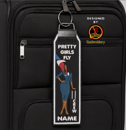 AMERICAN AIR Lady Avatar - Bag Prop - Classic Bag Tag