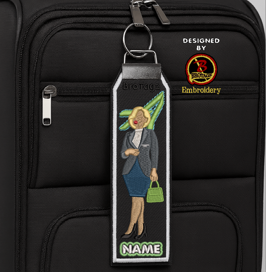 ALASKA AIR Lady Avatar - Handbag - Classic Bag Tag