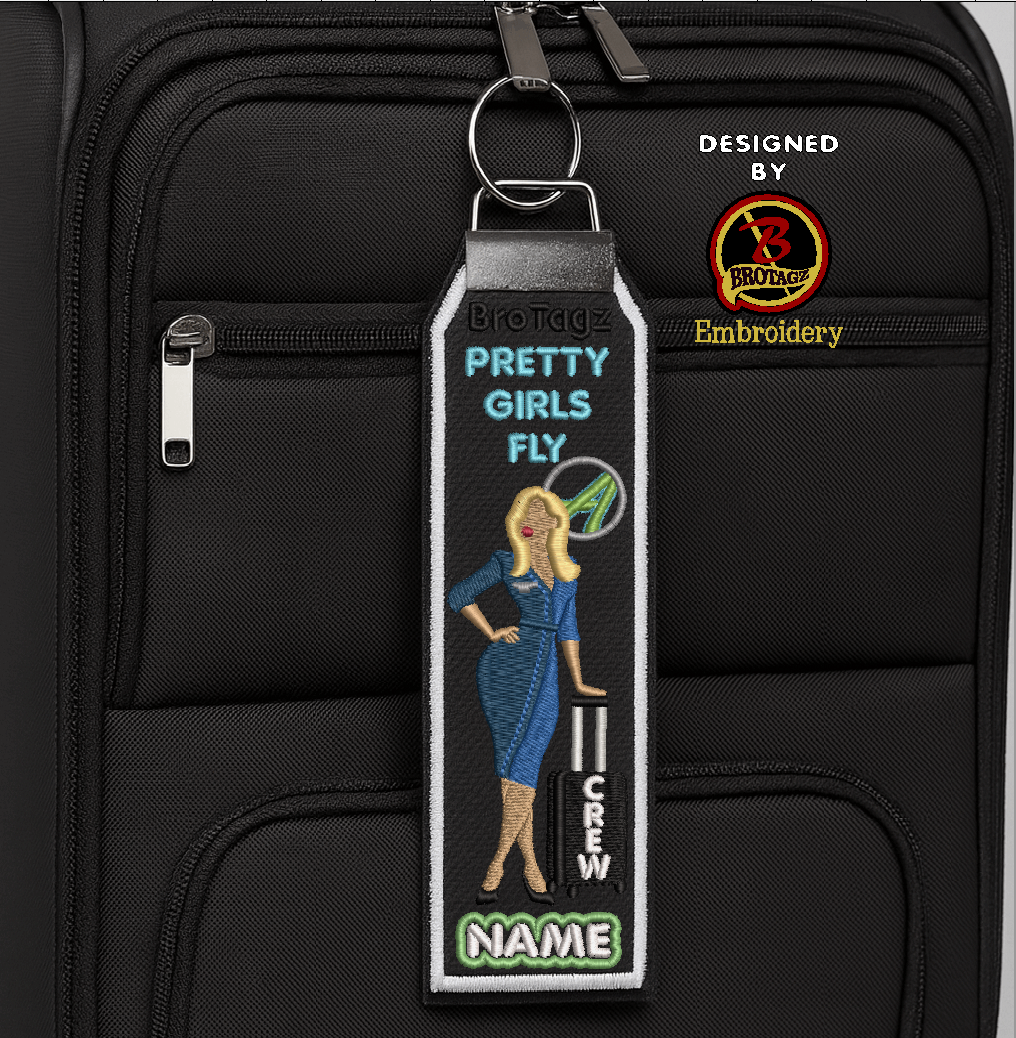 ALASKA AIR Lady Avatar - Bag Prop - Classic Bag Tag