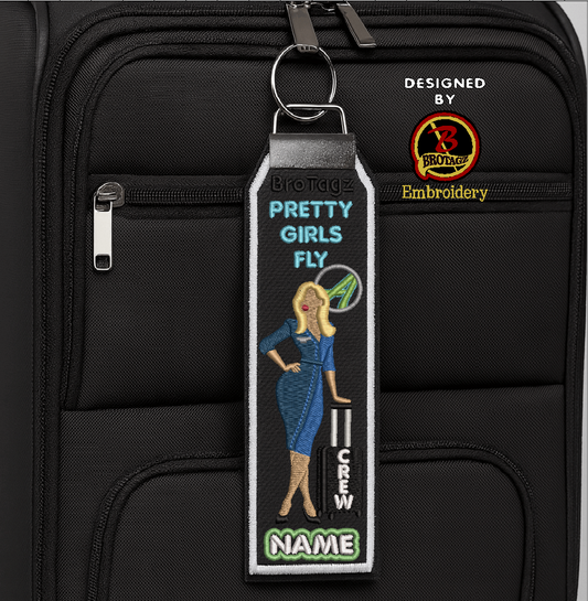 ALASKA AIR Lady Avatar - Bag Prop - Classic Bag Tag