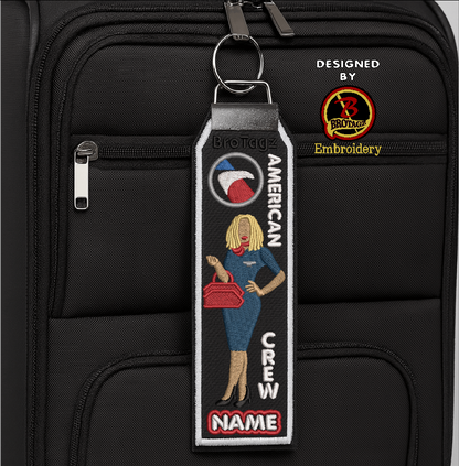 AMERICAN AIR Lady Avatar - Purse - Classic Bag Tag