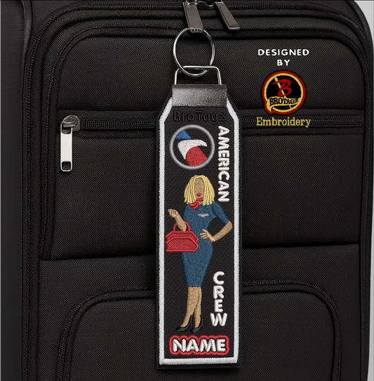 AMERICAN AIR Lady Avatar - Purse - Classic Bag Tag