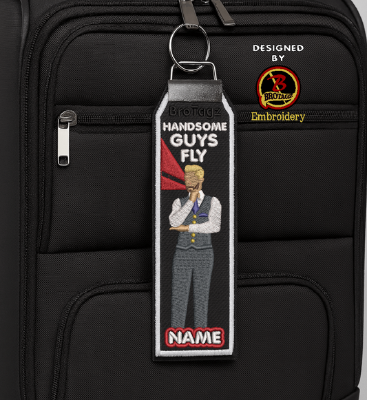 DELTA AIR Guy Avatar - Chin Grab - Classic Bag Tag