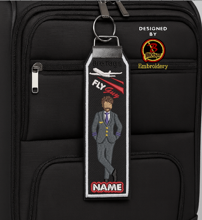 DELTA AIR Guy Avatar - Crossed Leg - Classic Bag Tag