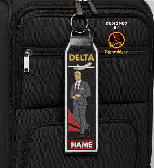 DELTA AIR Guy Avatar - Front Step - Classic Bag Tag
