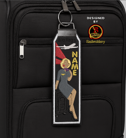 DELTA AIR Lady Avatar - Bag Sit - Classic Bag Tag