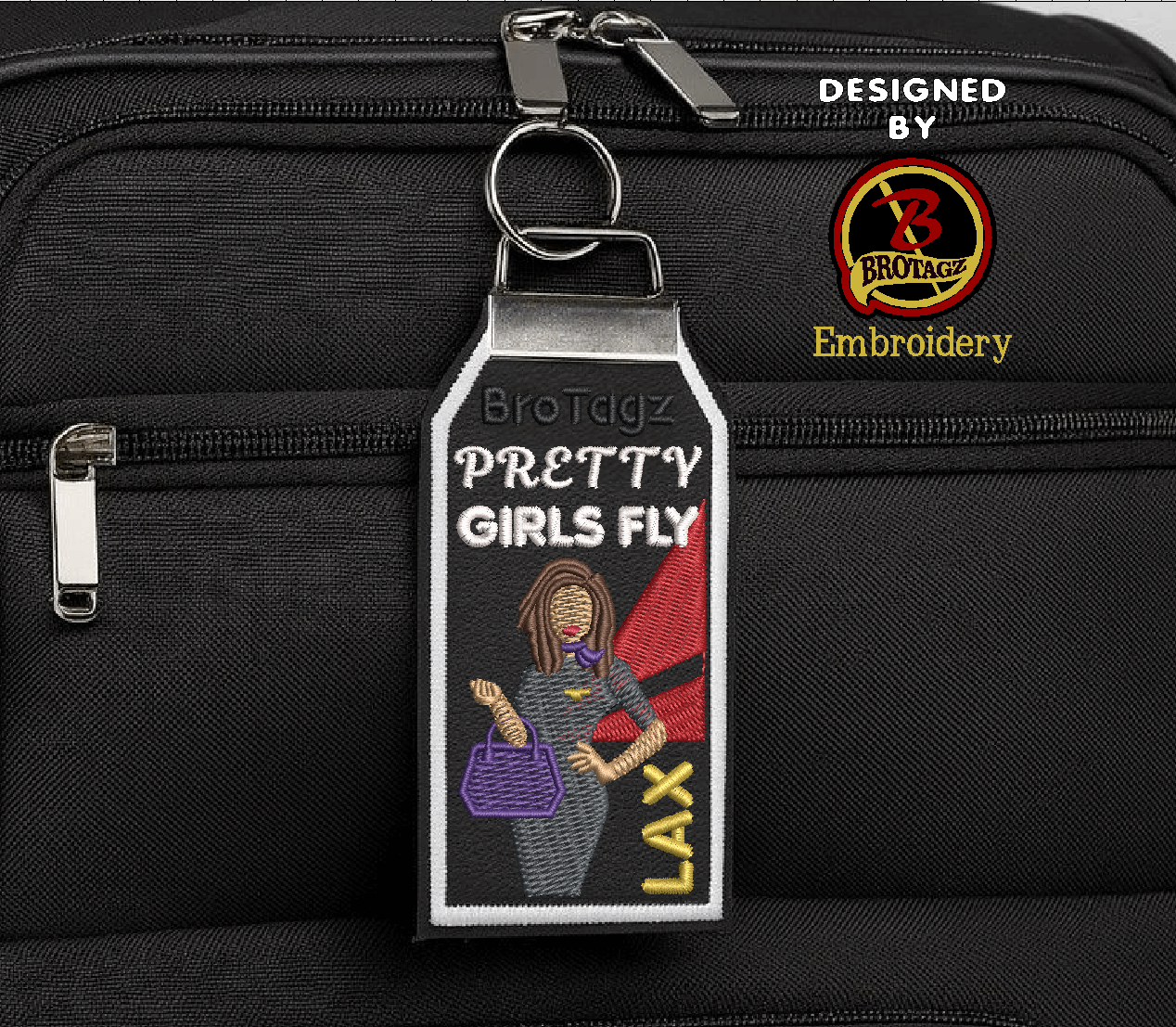 DELTA AIR Lady Avatar - Purse - Classic MINI Bag Tag