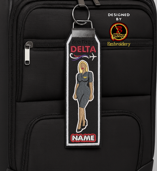 DELTA AIR Lady Avatar - Poised - Classic Bag Tag