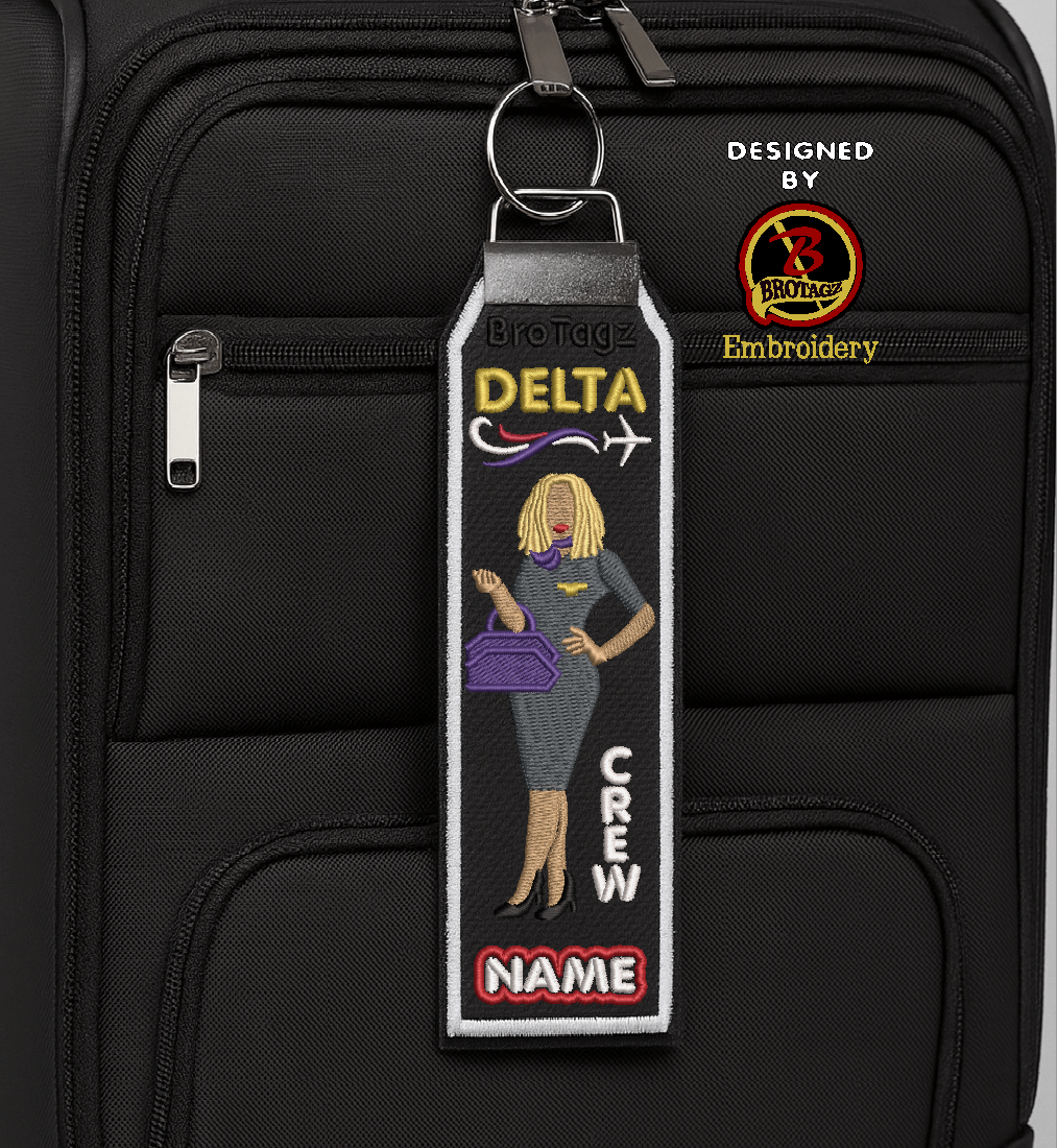 DELTA AIR Lady Avatar - Purse - Classic Bag Tag