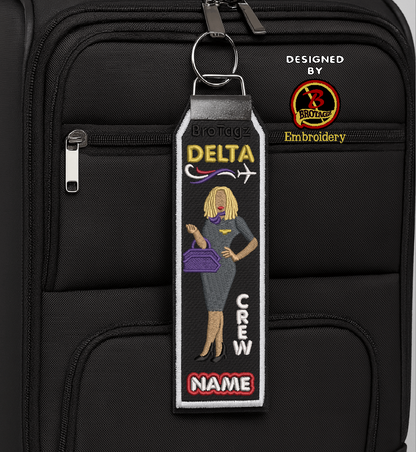 DELTA AIR Lady Avatar - Purse - Classic Bag Tag
