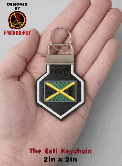 Jamaica Flag Keychain (3 Sizes)