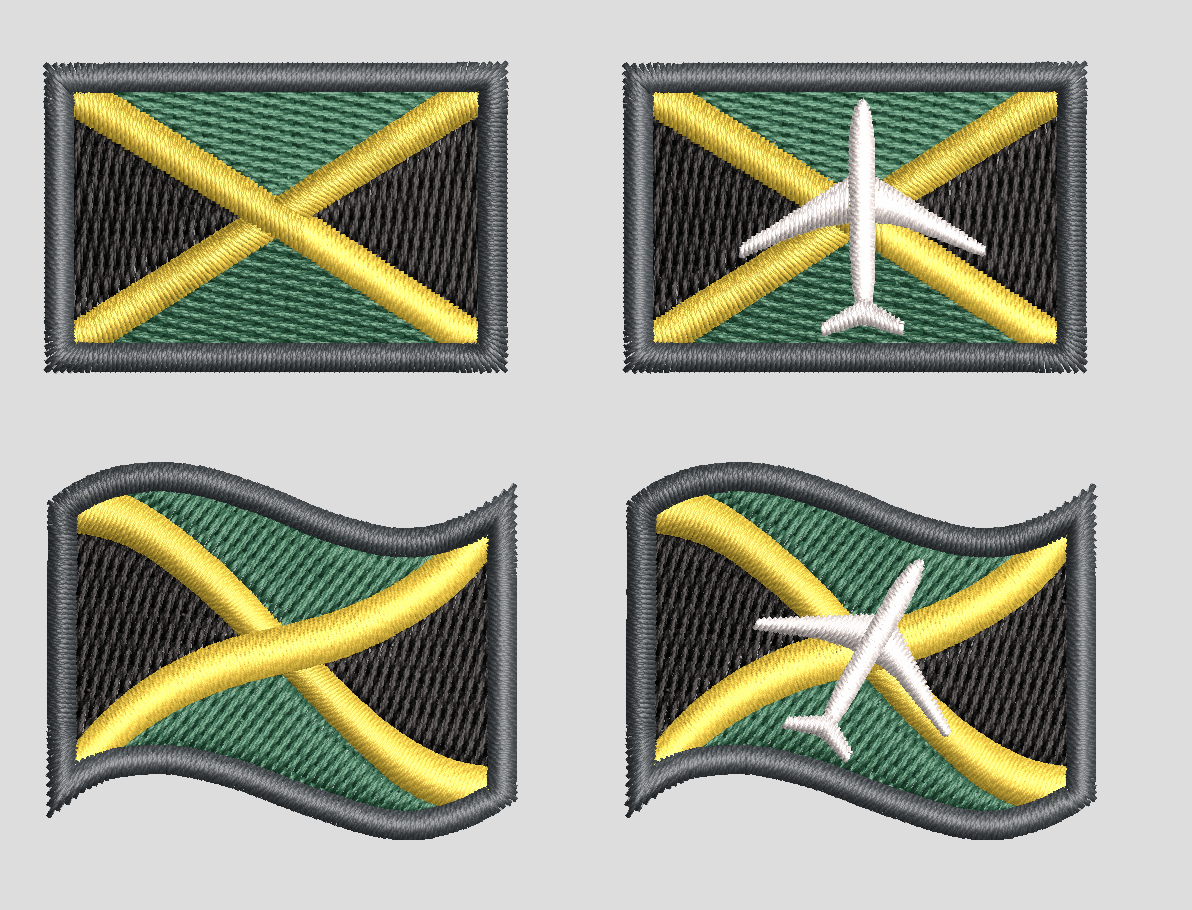 Jamaica Flag Keychain (3 Sizes)