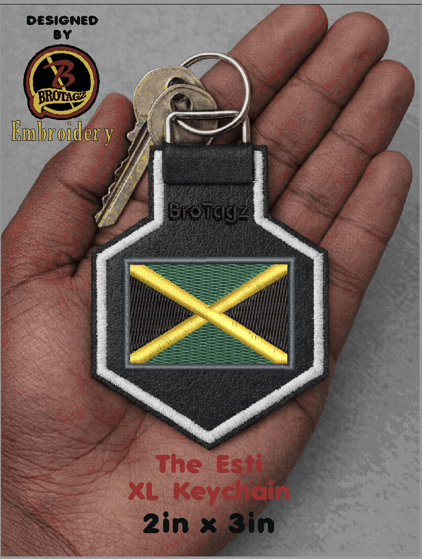 Jamaica Flag Keychain (3 Sizes)