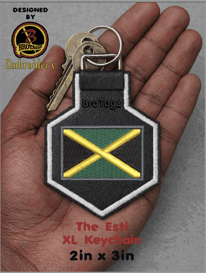 Jamaica Flag Keychain (3 Sizes)